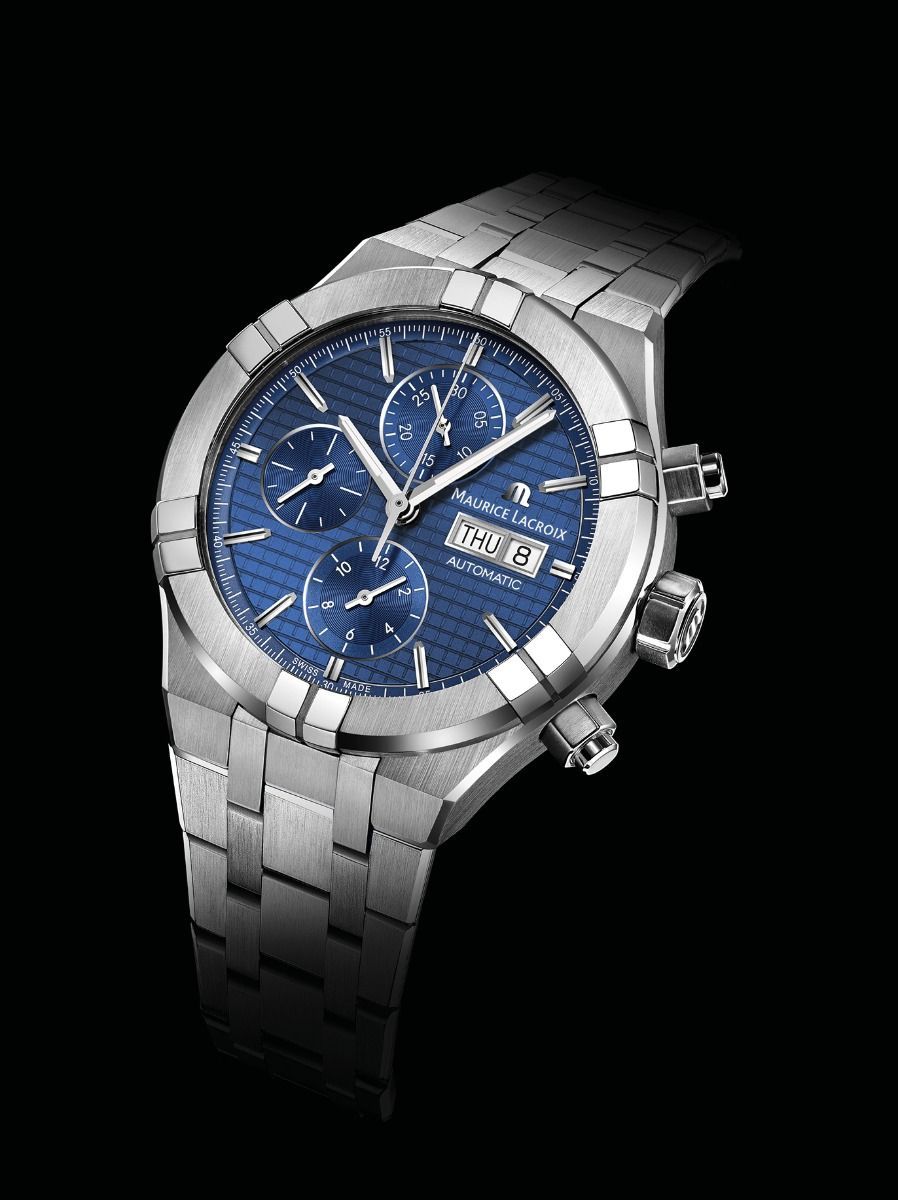 Maurice Lacroix AIKON Automatic Chronograph 44mm AI6038 SS002 430 2 H H Jewellery Pty Ltd