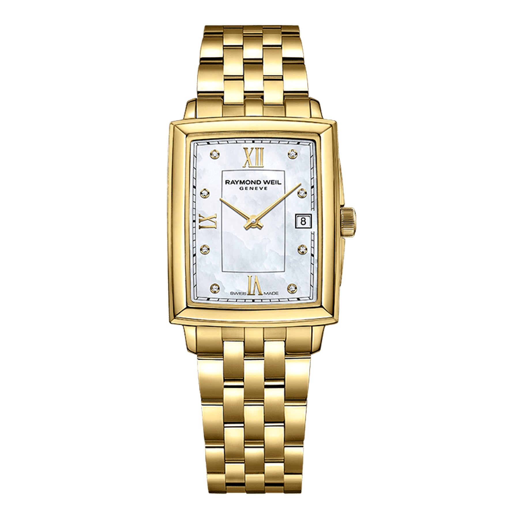 Raymond Weil Toccata Diamond And Mother of Pearl Dial Quartz Watch Raymond Weil Watches Melbourne Raymond Weil Watches Australia H H Jewellery H H Jewellery Pty Ltd