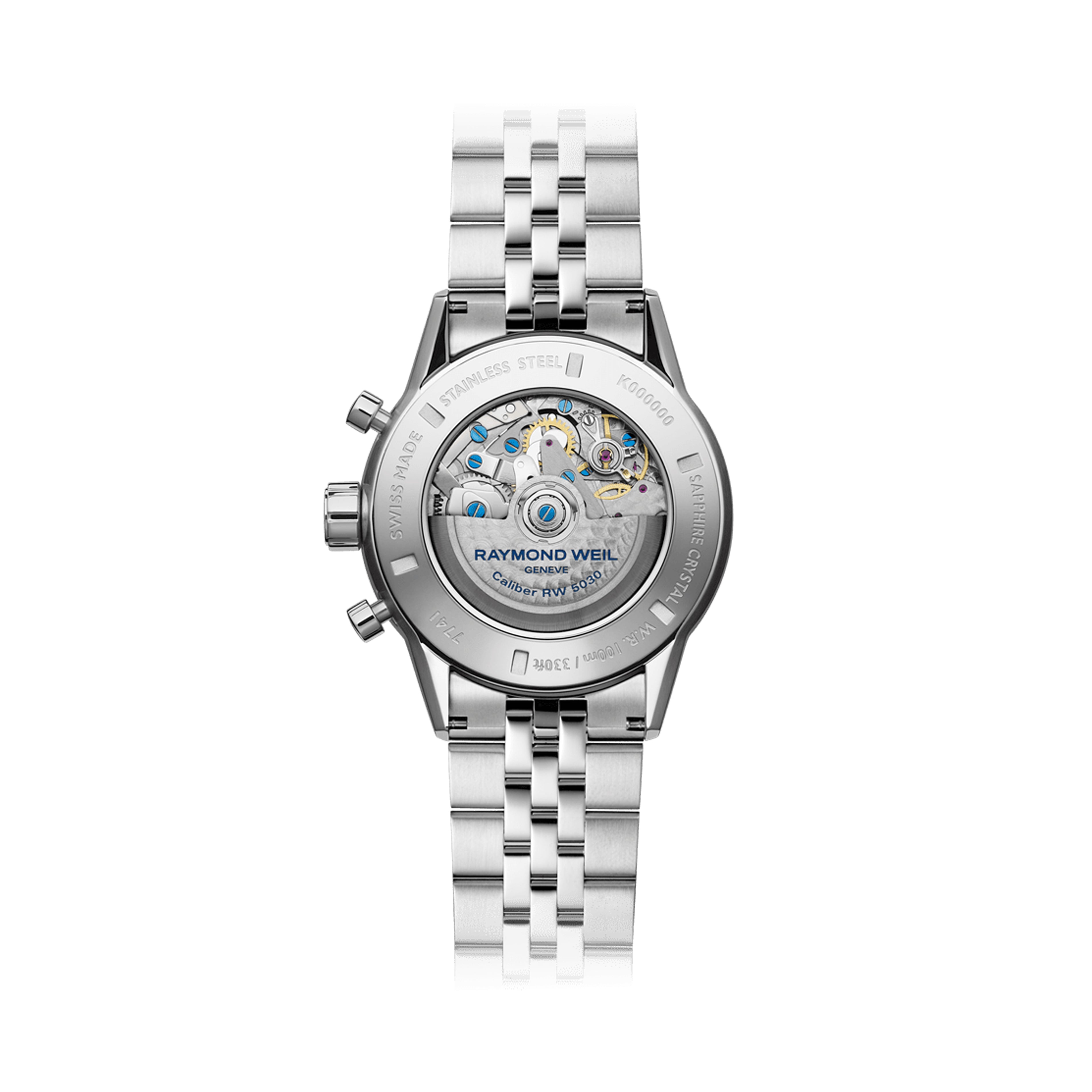 Raymond Weil Freelancer Men s Automatic Chronograph Bracelet Watch Raymond Weil Melbourne Raymond Weil Australia H H Jewellery H H Jewellery Pty Ltd