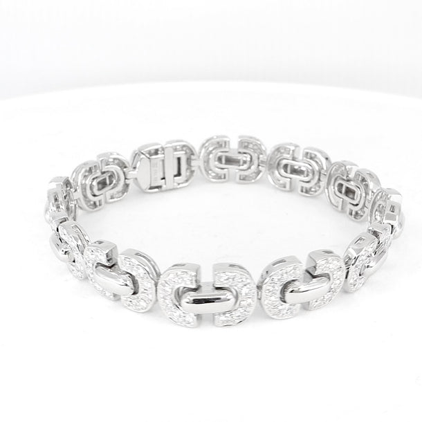 18K White Gold Tdw. 4.87ct Diamond Bracelet | Gold and Diamond Tennis Bracelet Melbourne | Gold and Diamond Tennis Bracelet Australia | H&H Jewellery