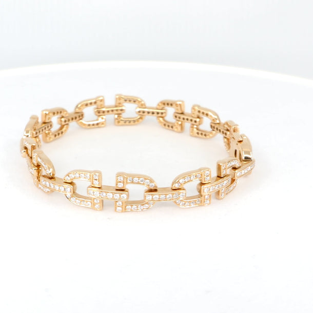 18K Rose Gold Tdw 1.92ct Bracelet | Gold Bracelet Melbourne | Gold  Bracelet Australia | H&H Jewellery