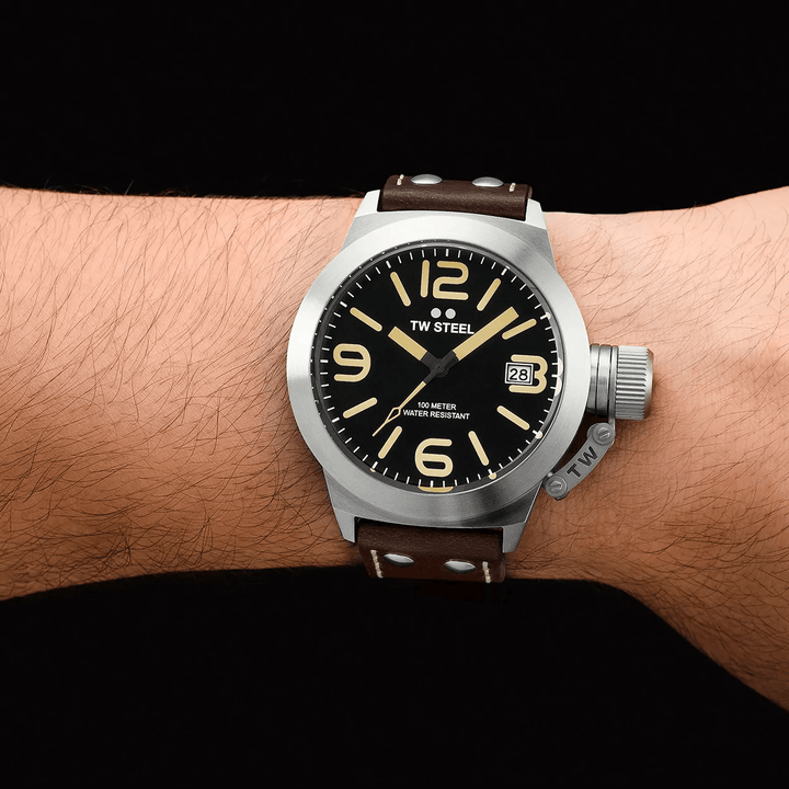 TW Steel Canteen Style Leather Watch CS31 H H Jewellery Pty Ltd